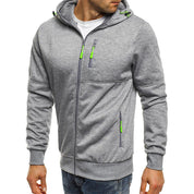 Lorenzo Valenti hoodie | Wollen Heren Hoodie Vest Met Rits