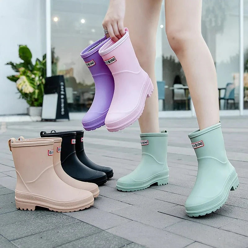 Allegra Waterdichte dames regenlaarzen – stijlvolle rubberen boots met comfortabele pasvorm
