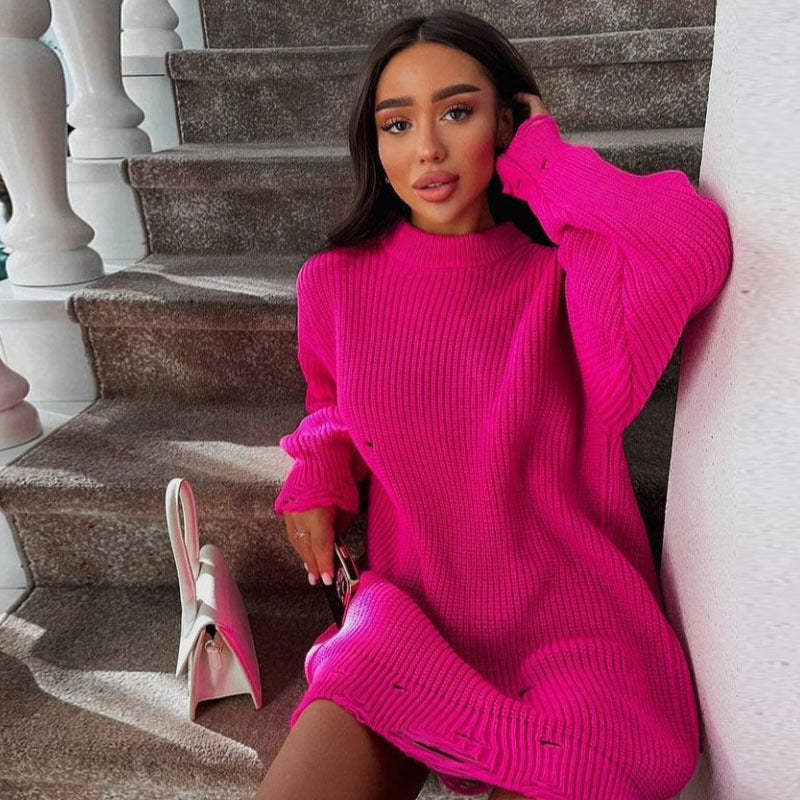 Brienne Sweater | Oversized Trui met Gescheurde Details en Streetwear Look