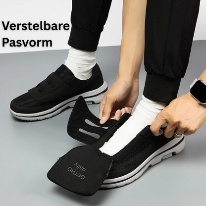 Rosa Diabetes Schoenen | Extra Brede Dames Schoenen met Klittenband en Orthopedische Ondersteuning
