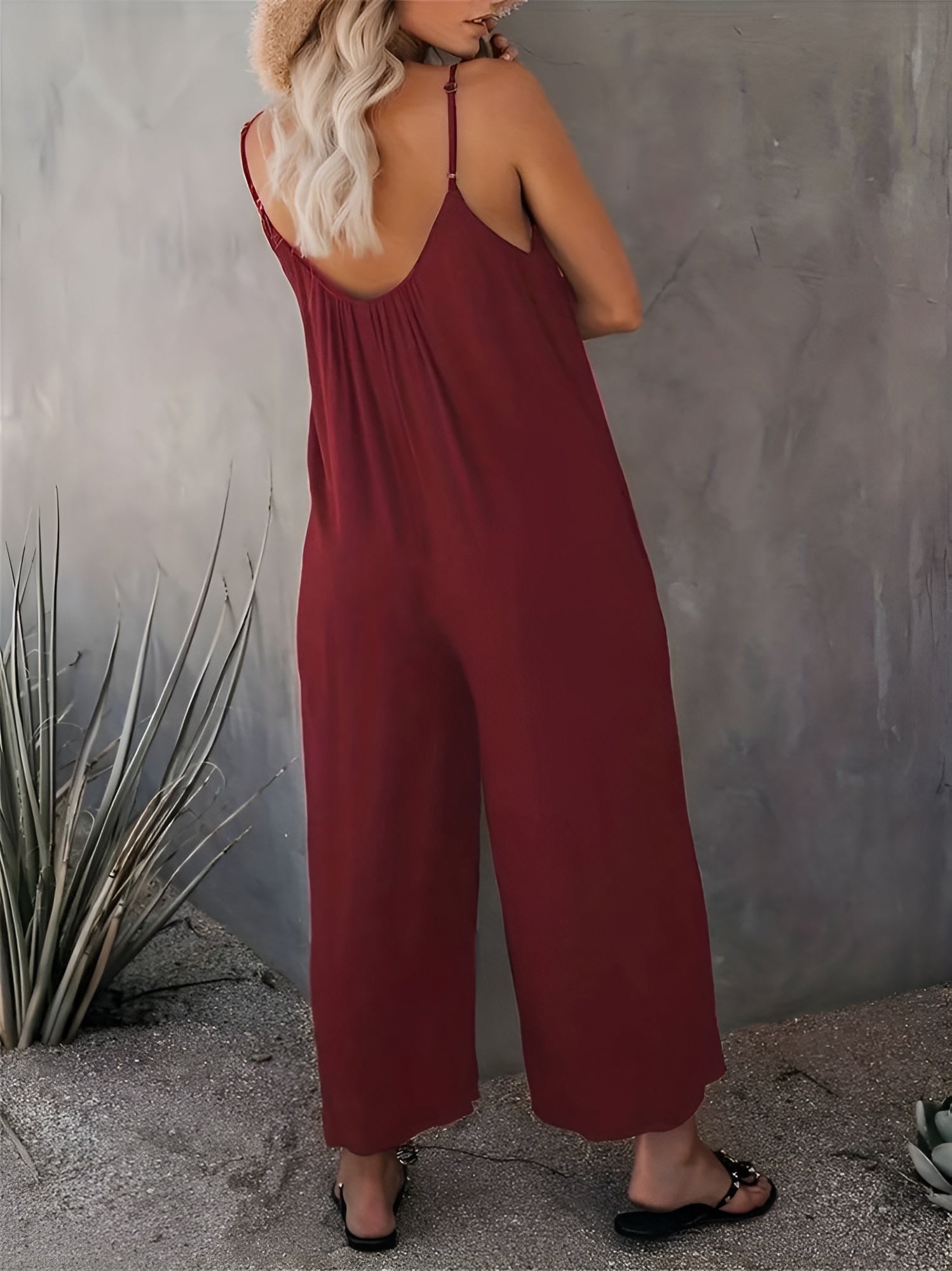 Anika Jumpsuit | Mouwloze Basic Jumpsuit met Stretch en Comfortabele Pasvorm