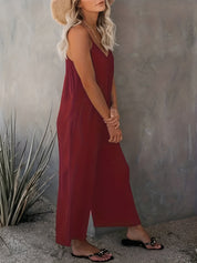 Anika Jumpsuit | Mouwloze Basic Jumpsuit met Stretch en Comfortabele Pasvorm