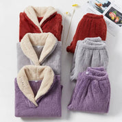 Sofia Pyjama | Warm Fleece Pyjama-Set met Dikke Stof voor Knusse Winteravonden