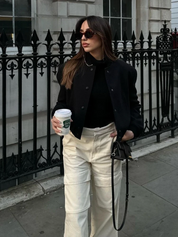 Aaliyah Bomberjack | Elegante Losvallende Jas met Warme Voering