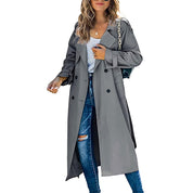 Giulia Trenchcoat | Lange Dames Trenchcoat met Tijdloos Design en Elegante Pasvorm