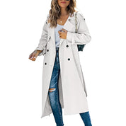 Giulia Trenchcoat | Lange Dames Trenchcoat met Tijdloos Design en Elegante Pasvorm