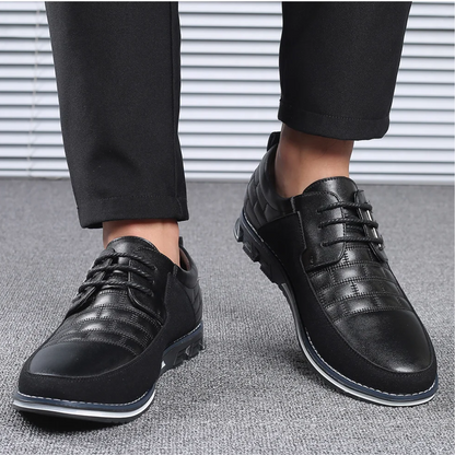 Leonardo Schoenen | Leren Orthopedische Herenschoenen met Voetboogsteun en Antislipzool