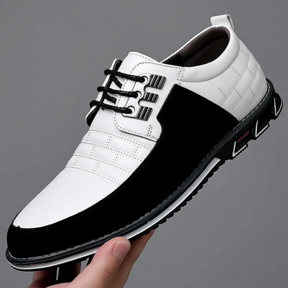 Leonardo Schoenen | Leren Orthopedische Herenschoenen met Voetboogsteun en Antislipzool