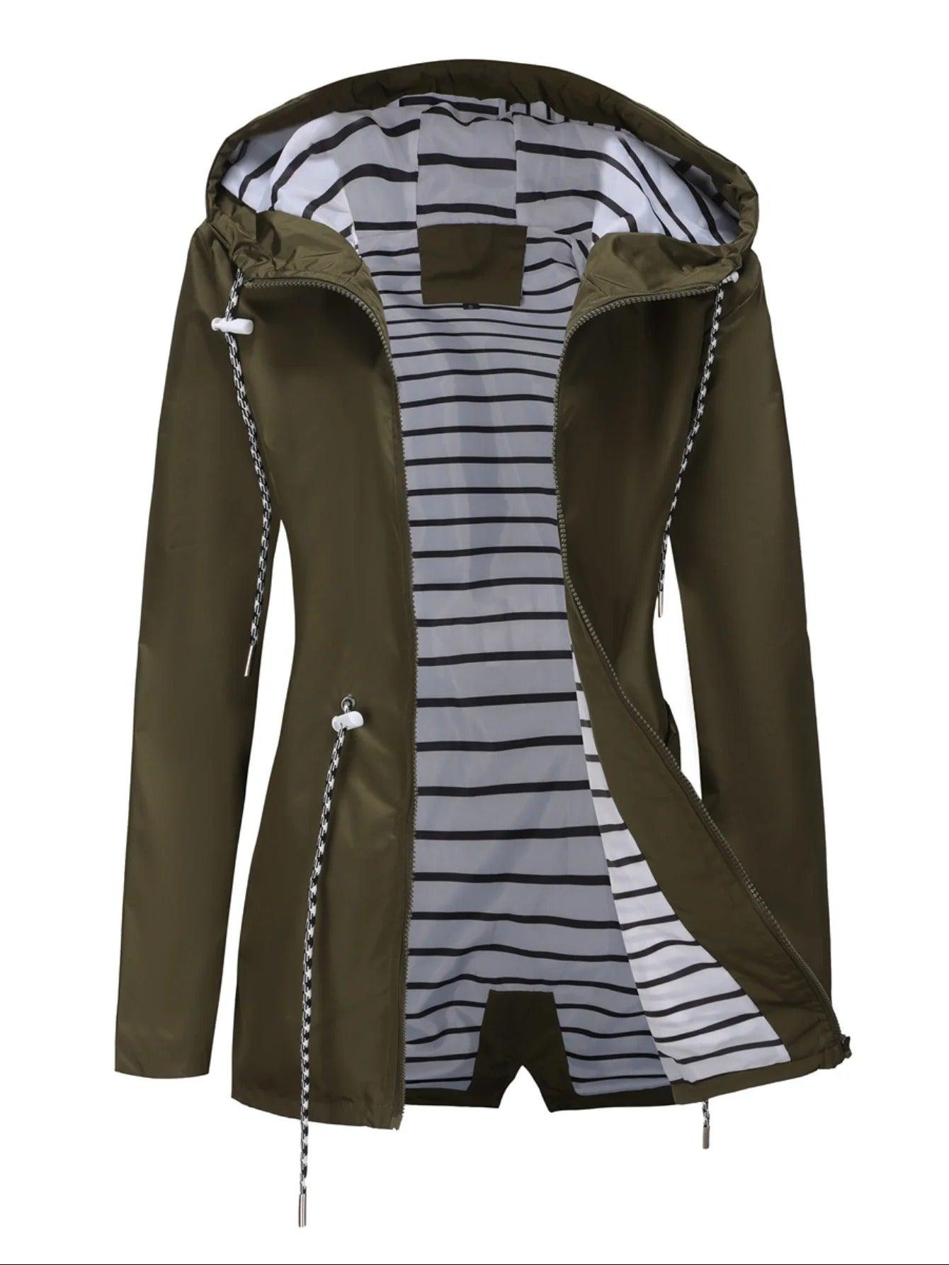 Serena Waterdichte lange dames jas – stijlvol all-season jack licht en comfortabel