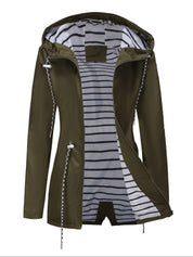 Serena Waterdichte lange dames jas – stijlvol all-season jack licht en comfortabel