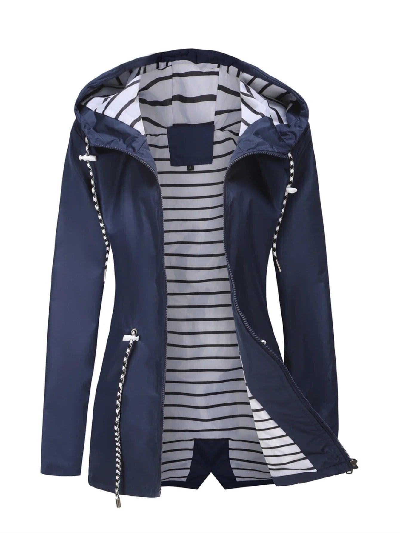 Serena Waterdichte lange dames jas – stijlvol all-season jack licht en comfortabel