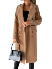 Aeris™ Winter Trenchcoat | Warme Damesjas met Reverskraag in Klassiek Design