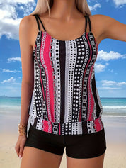 Mae Tankini | Tankini met strepen en stippenprint voor dames
