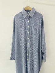 Adriana Jurk | Casual Zomerjurk met Strepenprint en Losse Pasvorm