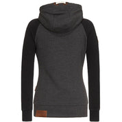Chiara Sportieve dames hoodie – warme hoodie met ritssluiting & fleecevoering