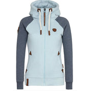 Chiara Sportieve dames hoodie – warme hoodie met ritssluiting & fleecevoering