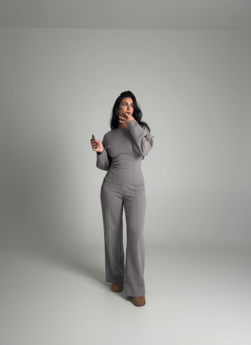 Marcella Chique dames set – elegante tweedelige outfit met flatterende pasvorm