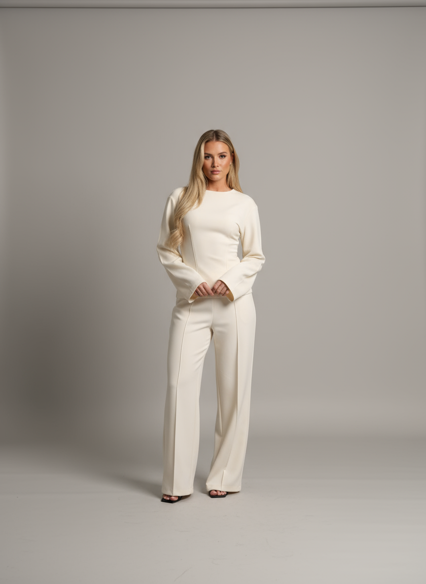 Marcella Chique dames set – elegante tweedelige outfit met flatterende pasvorm