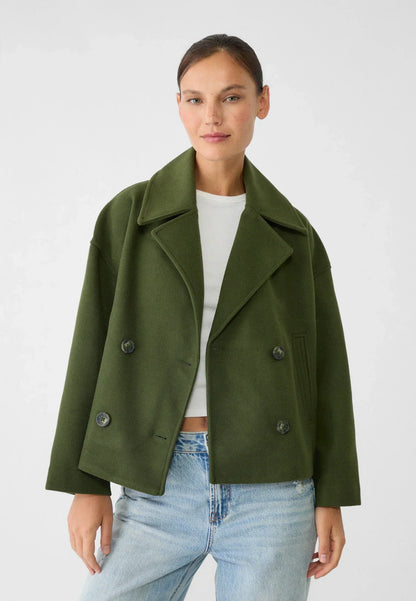 Giovanna Jack | Korte Dames Jas met Dubbele Rij Knopen en Tijdloos Design