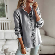 Athena Blouse | Elegante Damesblouse met Moderne Snit en Luxueuze Afwerking