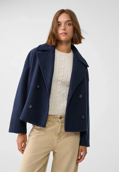 Giovanna Jack | Korte Dames Jas met Dubbele Rij Knopen en Tijdloos Design