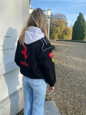 Gianna Ferrari Racing jacket unisex – oversized jas met iconische F1 patches
