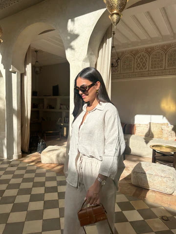 Angela Set | Elegante 2-Delige Zomerset met Luchtige Pasvorm en Stijlvolle Look