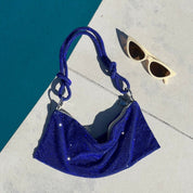 Luxe Pailletten Schoudertas Dames met Ketting - Zilver / Zwart / Roze / Groen / Roze / Blauw