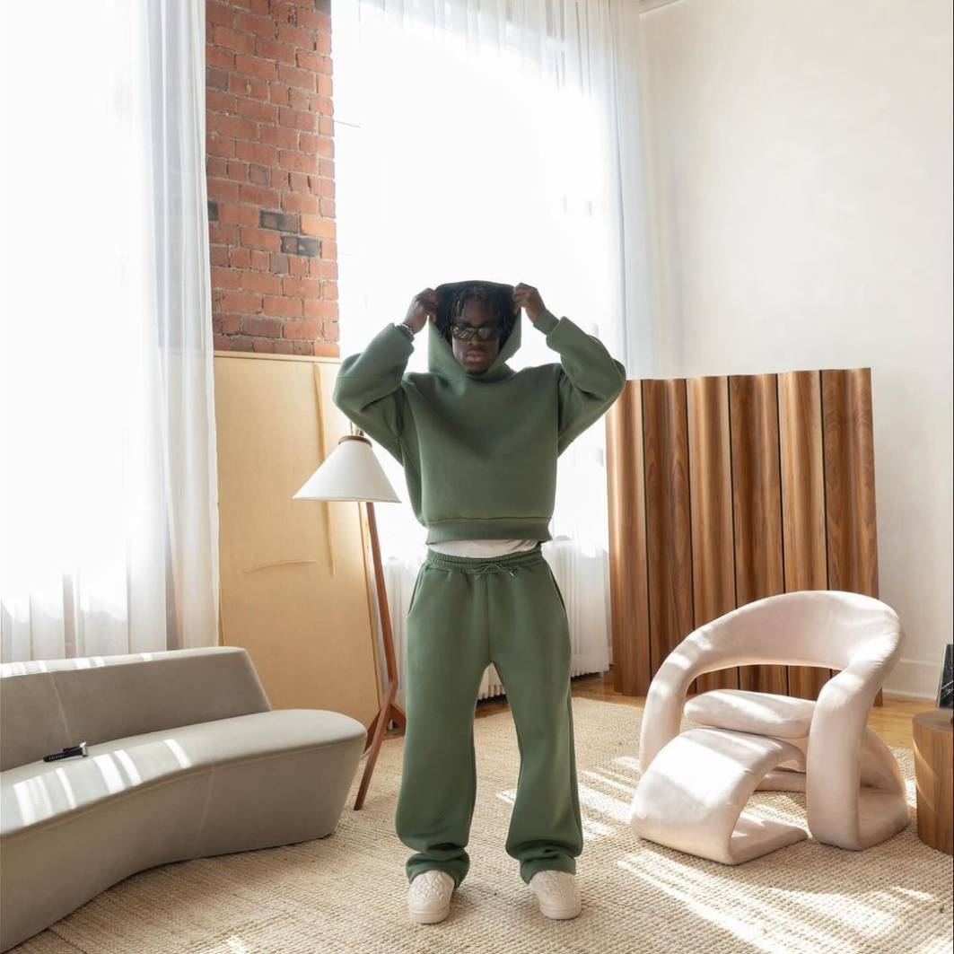 BREN Lounge Trainingspak – Zachte Hoodie & Jogger Set voor mannen