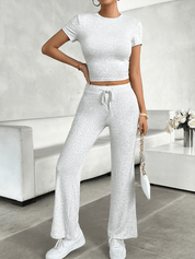 Aleida Lounge Set | Tweedelige Dames Set met Zachte Stof en Elegante Afwerking