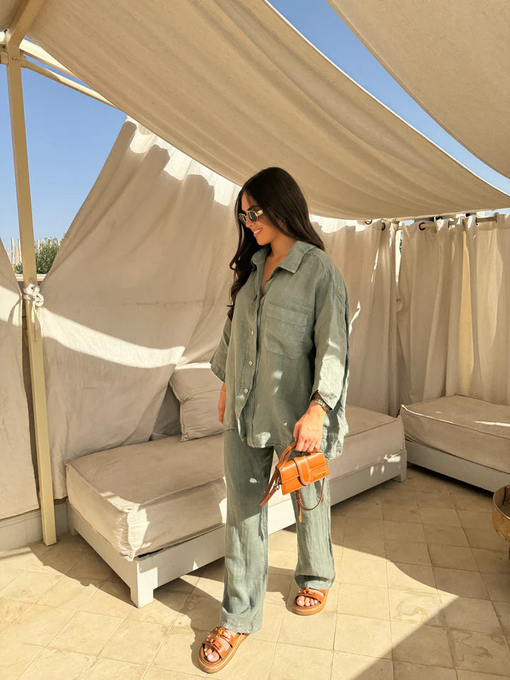 Angela Set | Elegante 2-Delige Zomerset met Luchtige Pasvorm en Stijlvolle Look