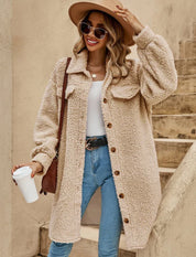 Arianna Mantel | Oversized Dames Teddymantel met Warme Voering en Trendy Pasvorm