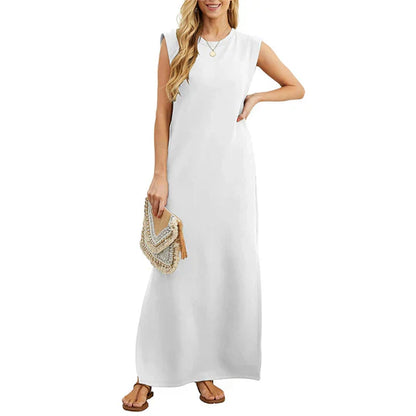 Ainsley Maxi Jurk | Luchtige Zomerjurk met A-lijn Pasvorm en Enkel-Lengte