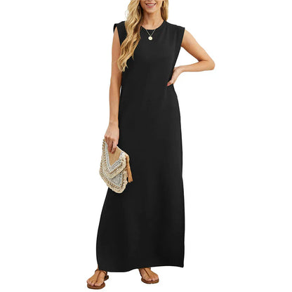 Ainsley Maxi Jurk | Luchtige Zomerjurk met A-lijn Pasvorm en Enkel-Lengte
