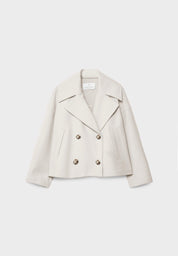 Giulia Korte Double Breasted Jas voor dames – Elegante en Warme Damesjas