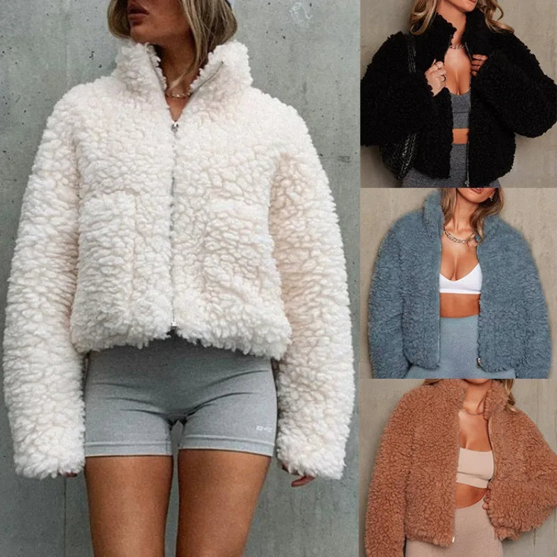Amara Jas | Oversized Herfstjas van Sherpa met Gewichtloze Warmte en Stijlvolle Fit
