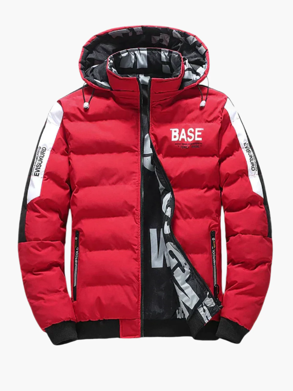 Lorenzo Puffer Jacket | Gewatteerde Herenjas met Capuchon en Waterafstotende Afwerking