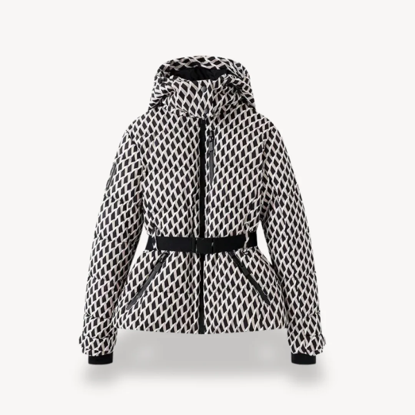 Sofia Quilted Puffer | Getailleerde Damesjas met Capuchon en Hoge Kraag