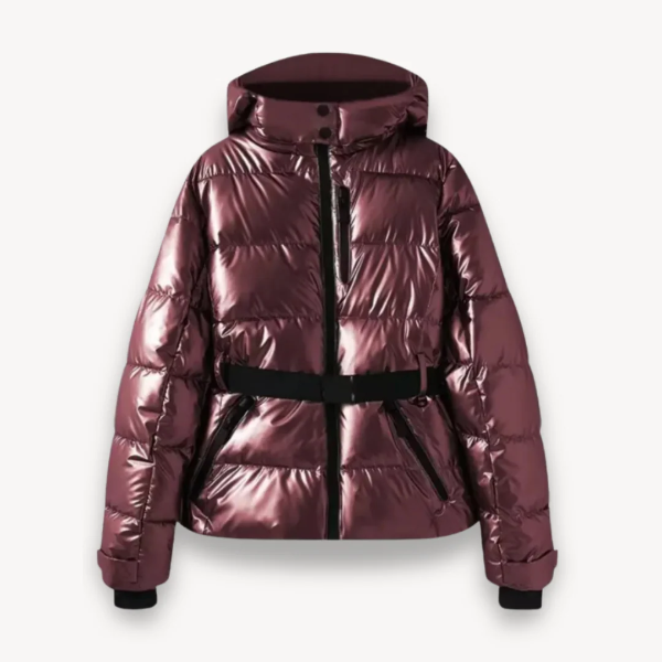 Sofia Quilted Puffer | Getailleerde Damesjas met Capuchon en Hoge Kraag