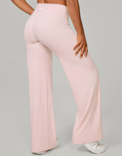 Lia Stretchbroek Dames met Comfortabele Pasvorm, Hoge Taille en Zachte Stretchstof - Zwart/Rood/Blauw