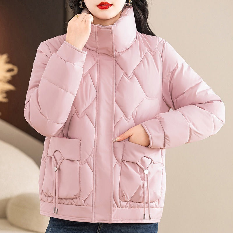 Serena Quilted Jacket | Gewatteerde Damesjas met Hoge Kraag en Relaxte Pasvorm