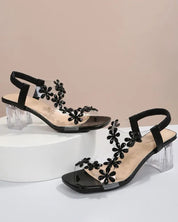 Celina Sandalen | Dameshakken met Strass, Peep Toe en Verstelbare Bandjes