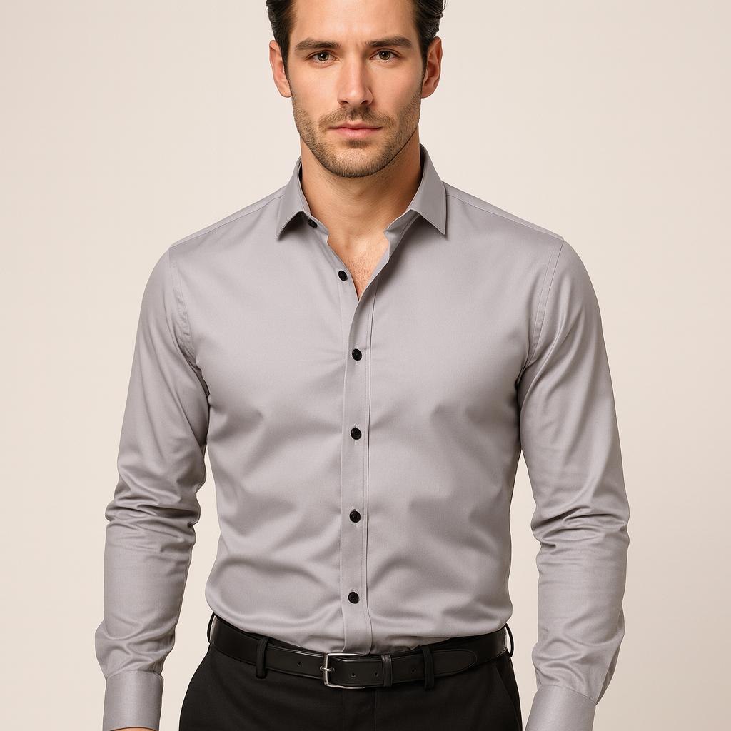 Luca Ferraro | Rekbaar en Strijkvrij Herenoverhemd