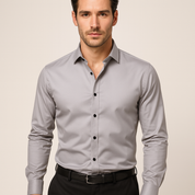 Luca Ferraro | Rekbaar en Strijkvrij Herenoverhemd