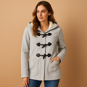 Elisabetta Lange Winterjas Dames met Capuchon – Warme, Winddichte Jas met Elegant Design