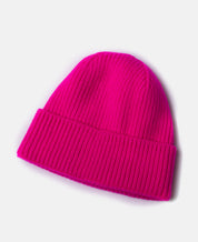 Serena Muts | Wol-Kasjmier Wintermuts in Neon Poppy Pink