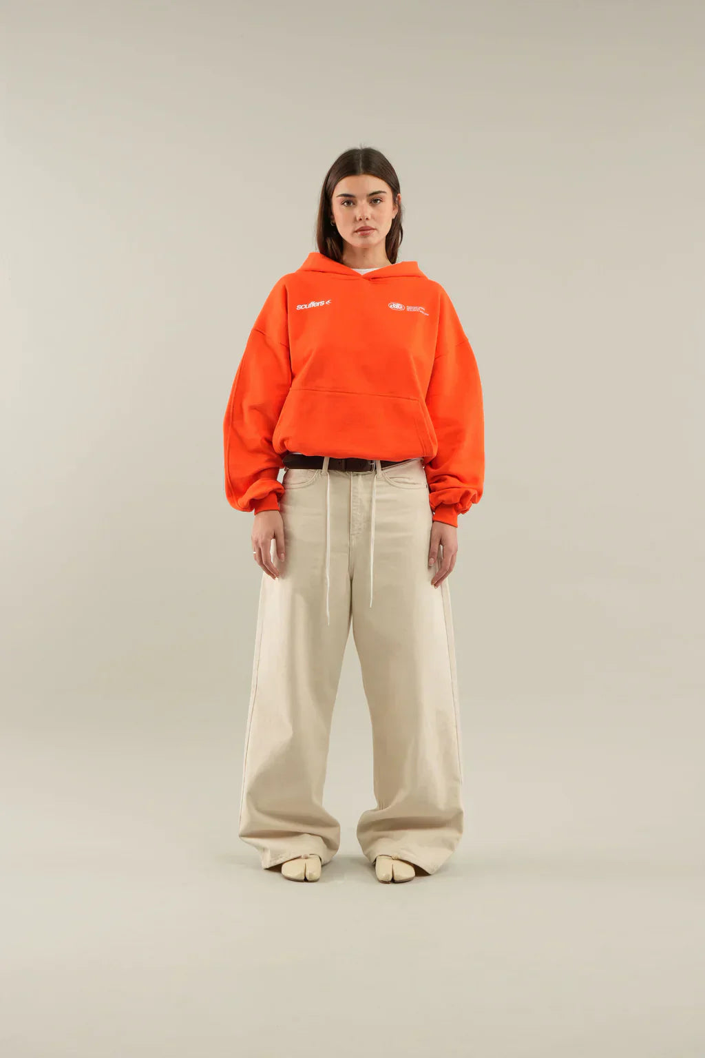 Lotte Hoodie | Dames hoodie van katoenmix met ontspannen pasvorm en luxe uitstraling