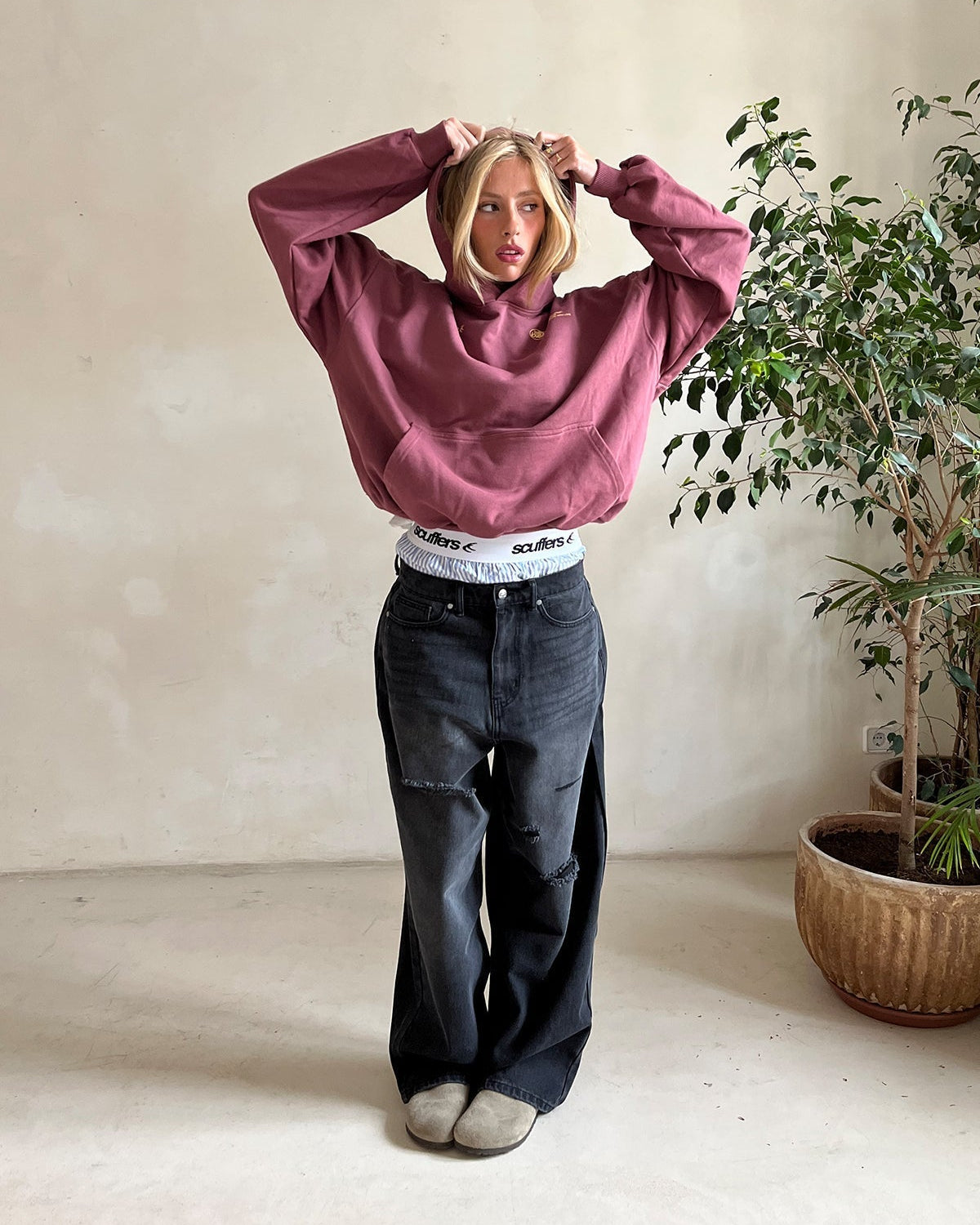 Luciana dames hoodie | Luxe hoodie met ontspannen pasvorm | Comfort en zelfliefde