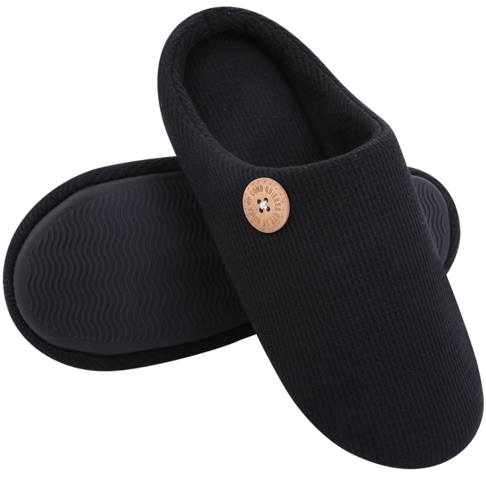 Alessia Slippers | Comfortabele Dames en Heren Slippers met Traagschuim Voetbed