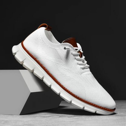 Alessio Herenschoenen | Orthopedische Brede Schoenen met Gebreid Design en Ergonomische Steun